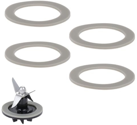 NentMent 4 Pack Blender Gasket Ring Replacement Rubber Seal O-Ring Parts for Black & Decker Hamilton Beach Cuisinart Osterizer Oster Mixer Blenders Blade Repair