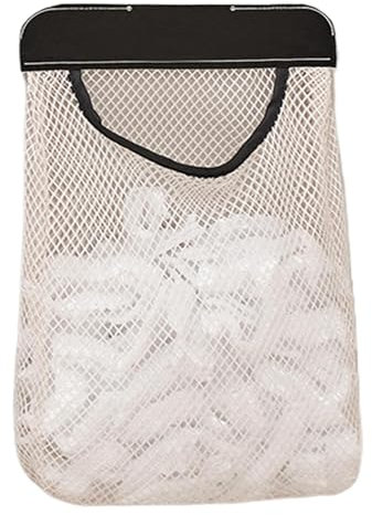 Zasdvn Wrap Organizer Wandhalterung Kleiderschrank Tür Organizer Wandhalterung Taschenhalter Spender Wiederverwendbare Netzbeutel Gemüsebeutel Aufbewahrung Organizer Rack Ohne Bohren Netztasche