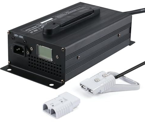 HYDTGZ Chargeur de Batterie 24 V pour Chariot Élévateur 24 V 30 A avec 50 A/120 A/175 A/350 A pour Chariot Élévateur Transpalette et Autolaveuse,B,175A