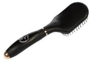 HKM Soft Schweif und Mähnenbürste, Schwarz/Schwarz, One Size