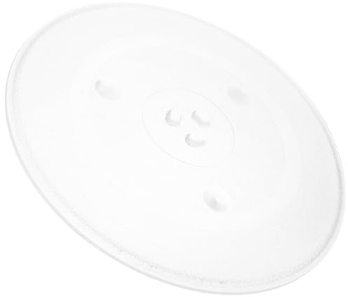 NOLITOY Plato Giratorio De Vidrio Para Microondas Reemplazo De Bandeja Para Placa De Vidrio Diseño Robusto Para Microondas Placa Giratoria De Repuesto Para Horno