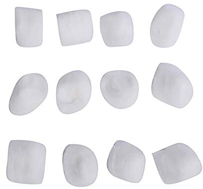 LUCKDANO 200 Baumwollbällchen für Make -up -Entfernung Hautpflege Babypflege 2 Pack Bulk -Beutel mit 100 Puffs mit Reinem Idealem Reinigungshandwerk zu Hause Gebrauch