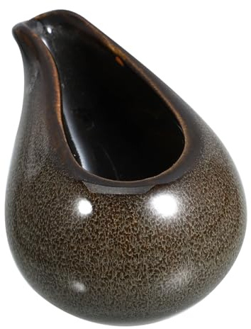 ARTIBETTER Ceramic Sauce Pitcher Elegant Creamer Gravy Boat for Serving Salad Dressing Kitchen Pouring Jug with Smooth Surface and Easy to Clean Design