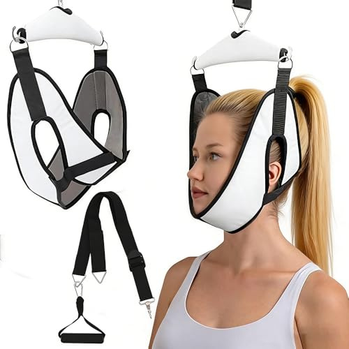 Neck Stretcher, ADDLIVE Cervical Neck Traction Device, Neck Stretcher for Neck Pain, Door Neck Traction Device for Home Use, Physical Therapy AIDS for Neck Decompressor
