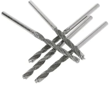 Brocas helicoidales, broca for metal, 10 piezas de brocas sólidas con punta HSS recubiertas, sierra perforadora / 0,8 mm, 1,2,5, 3, 4(10pcs 4mm)