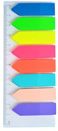 Film-Pagemarker Haftmarker Pfeil - 400 Blatt (16 x 25 Blatt) Index Haftstreifen zum Beschriften/Markieren
