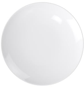 Villeroy & Boch Royal coupe dinner plate, 25 cm, made of premium bone porcelain, white, dishwasher safe