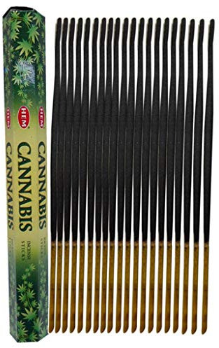 Hem - Tubo esagonale di 20 incenso alla cannabis
