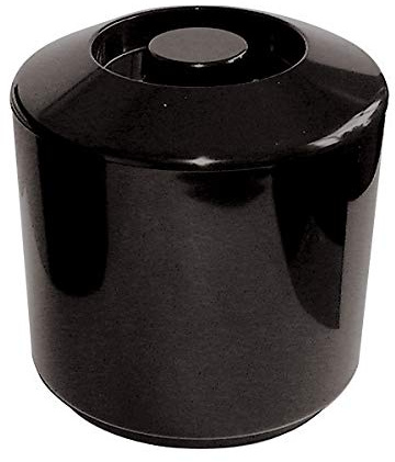 Round Bar Ice Bucket 6 Pint, Black