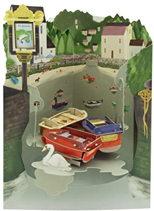 Santoro 3D Swing Karten – Riverside Pub