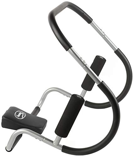 Bauchmuskeltrainer AB Roller Bauchtrainer & Rückentrainer Crunch-Hilfe mit Hand-Griffen und Nackenstütze
