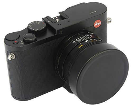 Haoge Cap-LQ-N Metal Front Lens Cap Cover Designed for Leica Q Q2 Q3 Q3-43 Q-P QP Typ 116 Typ116 Camera Black