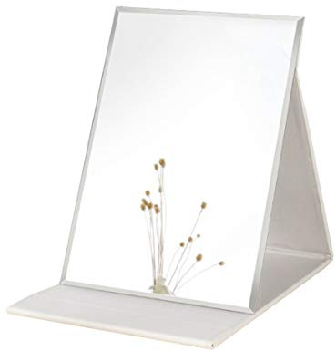 Zcooooool Large Portable Super HD Mirror - Multi Stand Angle Hand Free/Handheld/Tabletop Foldable 10x7 Inch