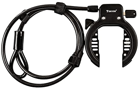 Zündapp Fahrradschloss Z902 Kabelschloss mit Rahmenschloss 150 cm E Bike Schloss