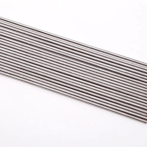 COYOUCO 20 Stück 500 mm Edelstahl-Federdraht, 0.3 mm, Silber