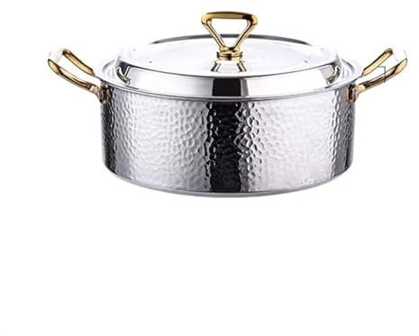 Bol de soupe Marmite à ragoût épaisse en acier inoxydable 304, marmite à Double oreille, marmite à soupe domestique, poêle à Induction, marmites spéciales, marmites de cuisson Bol à Soupe Polyvalent d