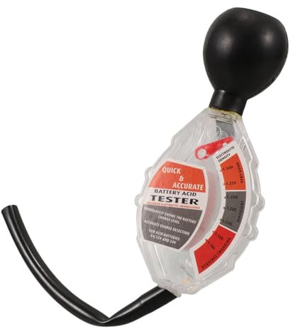Mikikit Car Coolant Hygrometer Antifreeze Coolant Tester Battery Electrolyte Density Portable Densitometer User-friendly Battery Tester