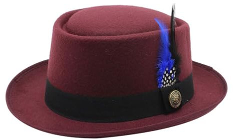 Trachtenhut Oktoberfest Bayerischer Trachten FIlzhut mit Feder Herrentrachtenhut Lodenhut Bayern Hut zur Tracht und Lederhose Stopselhut Jägerhut Bayernhut Kostüm für Damen und Herren