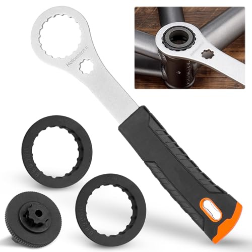 SANOU Clé de Pédalier Clef Boîtier de Pédalier Clé de Pédalier de Vélo Clé Pédalier pour Vélo Clé Boitier de Pédalier Compatible avec Hollowtech II/BB9000, BBR60