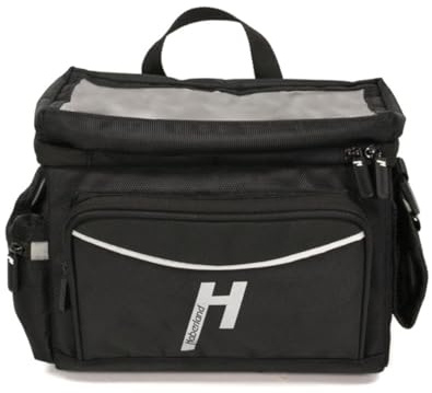 Haberland Maxi Fahrradtasche Lenkertasche 8L Schwarz
