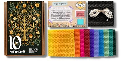 Phoenix Candle Company | Make Your Own Beeswax Candles Kit with Instructions (26. IMBOLC)