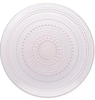 Fortessa Jupiter Glass, 13 Charger/Platter Plate (Set of 4), Pink