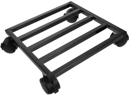 GAROZATION Blumenuntersetzer Mit Rollen Movable Plant Stand Für Blumen Und Pflanzentöpfe Rack Für Drinnen Und Draußen Stabiler Pflanzenroller Mit Drehbaren Rädern