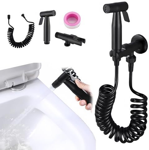 Handheld Bidet Water Jet, Spray for Toilet Bidet Sprayer Stainless Steel Douche Spray Handheld for Pet Bath Personal Hygiene