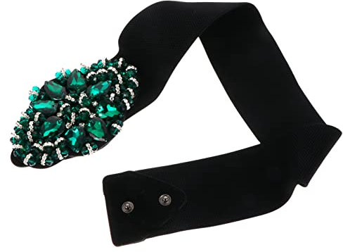 ROMISBABA 1 Stück Gürtel Elastischer Strass-taillenbund Dekorative Cummerbund Für Dame Frauen