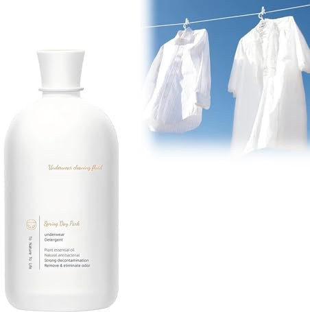 Teebaumöl Unterwäsche Fleckenentferner Waschmittel 500ml Unterwäsche Reinigungsflüssigkeit für Intimwäsche (Weißer Tee)