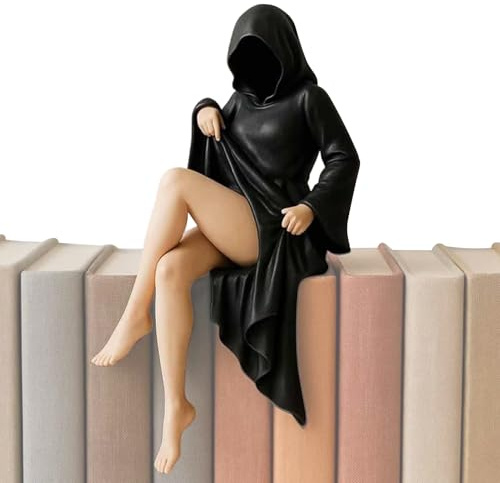 Generisch Halloween-Figuren - Göttinnen Statue,Sitzende Frauenfigur Deko Für Möbel Wohnzimmer Bücherregal Schlafzimmer