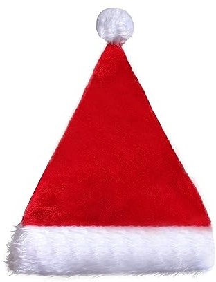 Guaber Leuchtende Weihnachtsmütze für den Winter, warme Mützen, Ornament, Party-Kostüm für Urlaub, Neujahr, Party, Kostüm, Weihnachtsmannmützen für Erwachsene
