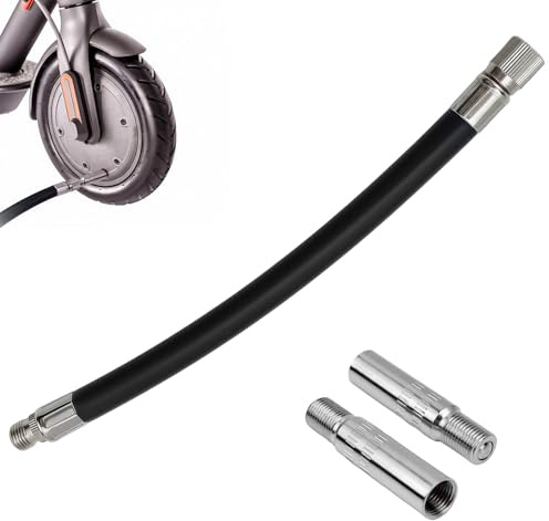 UGBO Ventilverlängerung Reifenventilverlängerung mit Gummischlauch 160mm Flexible Gummi Reifen Ventil Extender Ventiladapter für Xiaomi M365 Scooter Roller Auto Motorrad Rennrad MTB 3PCS