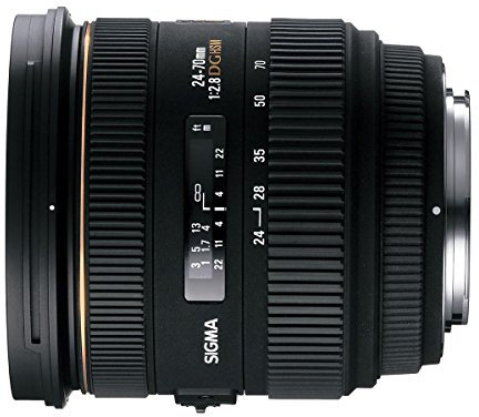 Sigma 24 – 70 mm f/2.8 iF EX DG HSM AF Zoom standard