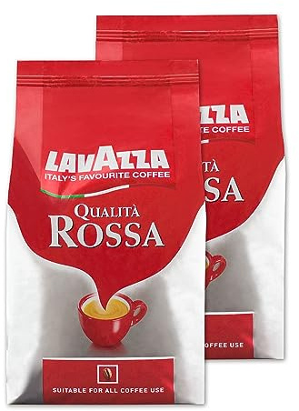 Lavazza Rossa Coffee Beans (2 Packs of 1Kg)