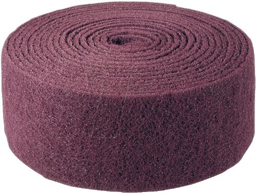 Bibielle Schleifvlies 10 m Rolle, fein, rot, NRL001