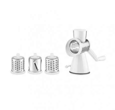 Tescoma Grattugia multifunzionale a tamburo HANDY, con 4 tamburi