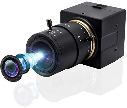 Svpro Webcam USB 8MP Zoom 2,8-12 mm Objectif Variable Capteur IMX179 Webcam HD 33264 x 2448 HD Caméra pour Coupe IR USB 2.0 UVC Support OTG