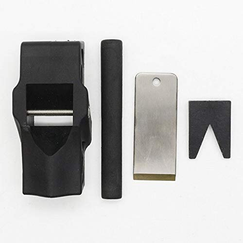 SunXTMY Measuring Tool Woodworking Planer Hand Planing Small Planer Mini Hand Push Black Plastic Tools