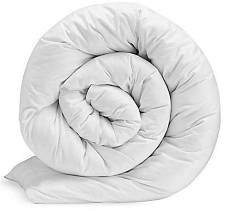 Soodie&Zuzu's Baby Duvet Only Cot Bed Duvet Kids Bedding Quilted Ultra Breathable Soft Non-allergenic Newborn & Toddler Duvet Winter Summer Spring Autumn Soft & Warm Poly Cotton White [7.5 Tog]