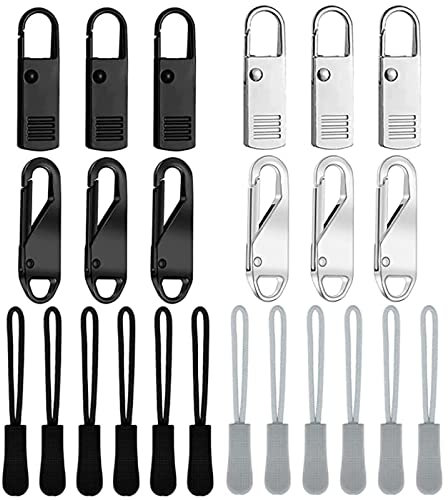 Zip Reparation Metal Flikar, Blixtlåskrokar, Ersättning Blixtlås Flikar, Dragsko för Dragkedja, Lampa Metallflikar, För Dragkedja Reglage, 24 st