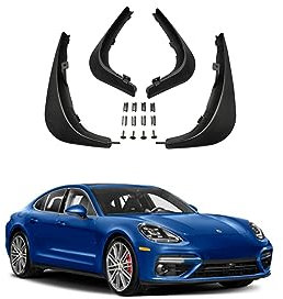 SaVgu Parafango, for Porsche Panamera 2017-2022 Paraspruzzi Anteriori e Posteriori Personalizzati modellati Paraspruzzi Parafanghi Kit Accessori Auto da 4 Pezzi