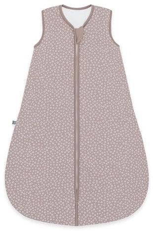 emma & noah Baby Schlafsack 2.5 TOG, Strampelsack für den Herbst und Winter in vielen Farben, Bio-Baumwolle, OEKO-TEX Zertifiziert, Schlafsack für Neugeborene (Blume Berry, 70 cm)