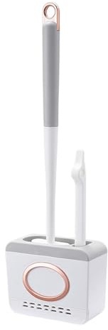 Ensemble de brosses à récurer pour toilettes – Brosse de vidange domestique pour cuvette de toilette | Brosse WC peu encombrante avec pince à épiler, brosse de nettoyage pour toilettes pour un