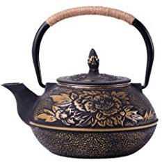 CAFIEDR Iron Kettle Special Tea Kettle Electric Ceramic Stove Tea Maker Manual Iron Teapot Cast Iron Pot