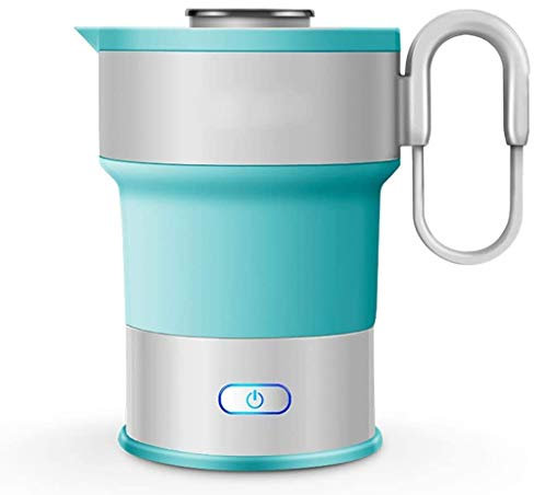 QHFTREX Bollitore Elettrico Multifunzionale Completamente Automatico Bollitore Pieghevole da Viaggio con Tazza di Acqua Calda elettrica Portatile powerfully