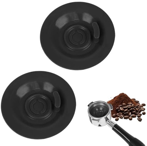 2PCS Sage Coffee Machine Cleaning Tablet Silicone Sage Espresso Cleaning Tablets 54mm Sage Cleaning Tablets Universal Silicone Cleaning Pad Compatible with Most Espresso Machines