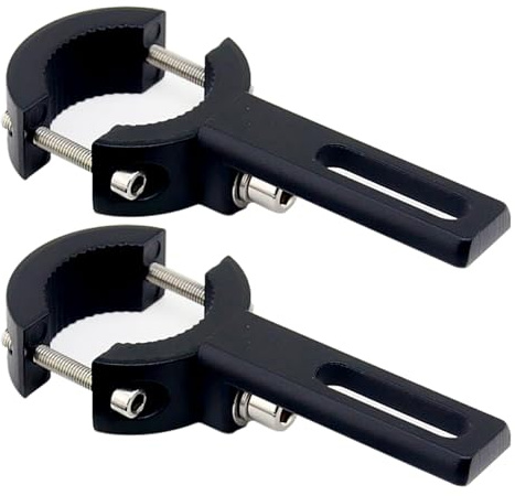 NINGDAKEAI 2 Stück Halterungen für Motorrad-Scheinwerfer Verstellbare Motorrad-Scheinwerferhalterung, Universelle Scheinwerfer-Scheinwerfer-Halterung (20mm-38mm)