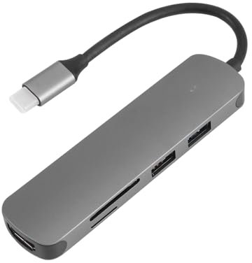 jojofuny Hub Usb-c Expansion Usb Data Holder Dock for Laptop Computer Accessories Usb Hub for Phone