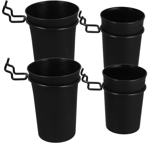 TEMPNAP Organizador de Pared Material Plástico y Acero con 4 Cajas de Almacenamiento para Tablero Perforado Adecuado para Garaje y Herramienta